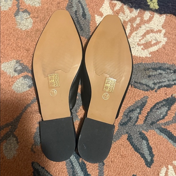 42 Gold Black Mules - Picture 4 of 5